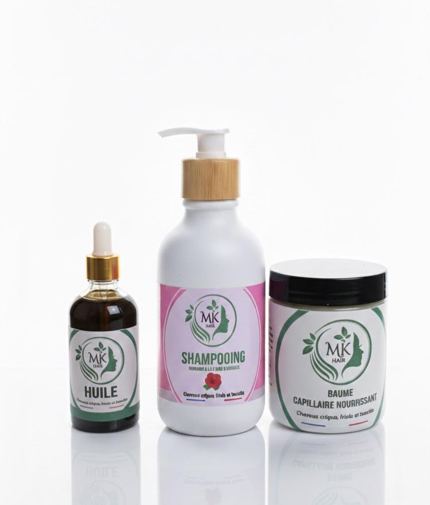 Gamme (Élixir Booster, Shampooing, Baume)